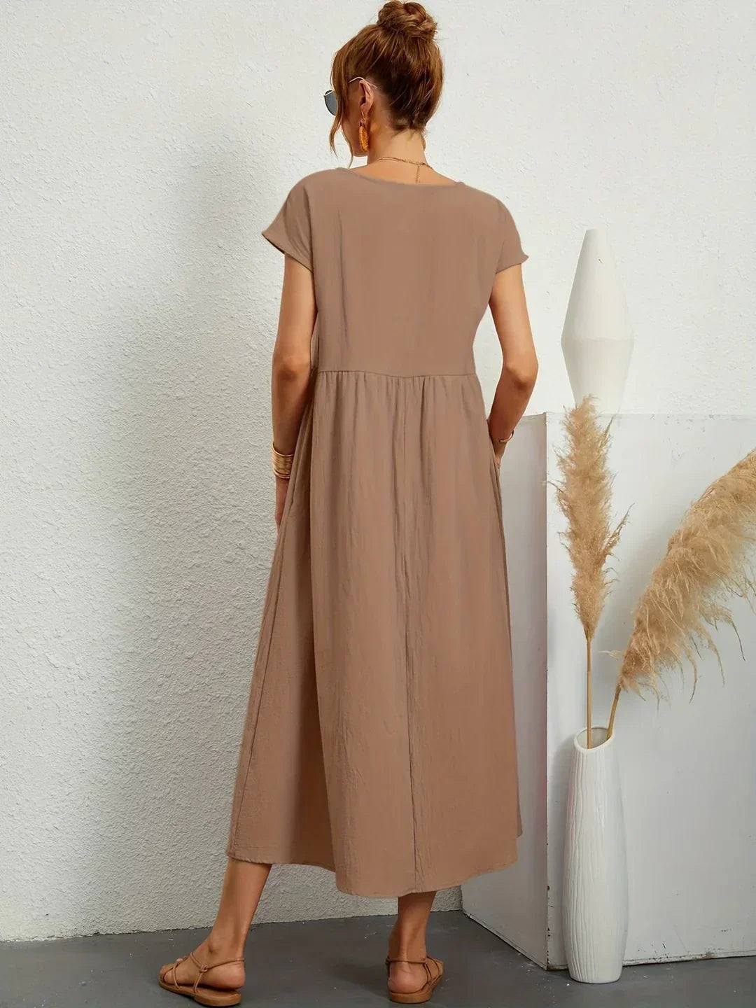 Culture® | Relaxed Cotton Midi Dress