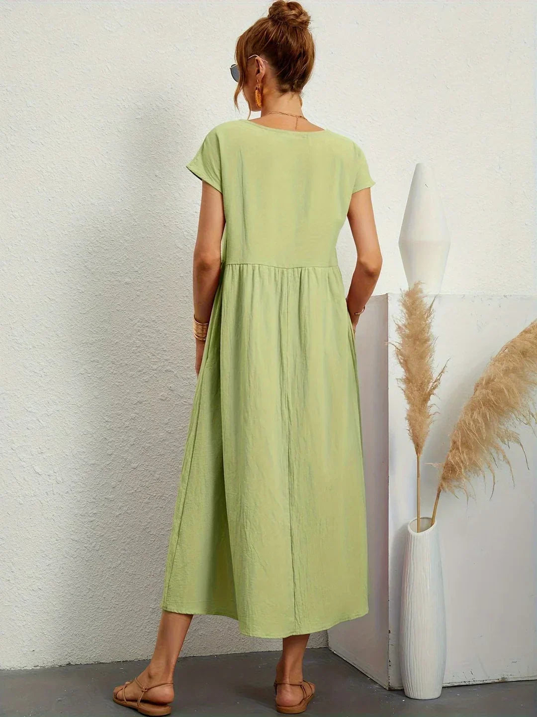 Culture® | Relaxed Cotton Midi Dress