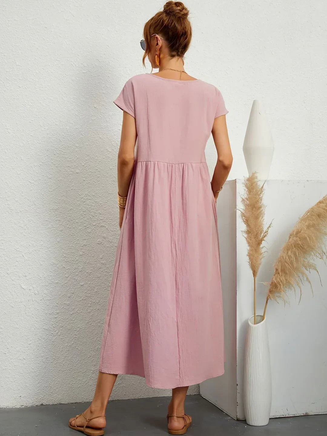 Culture® | Relaxed Cotton Midi Dress