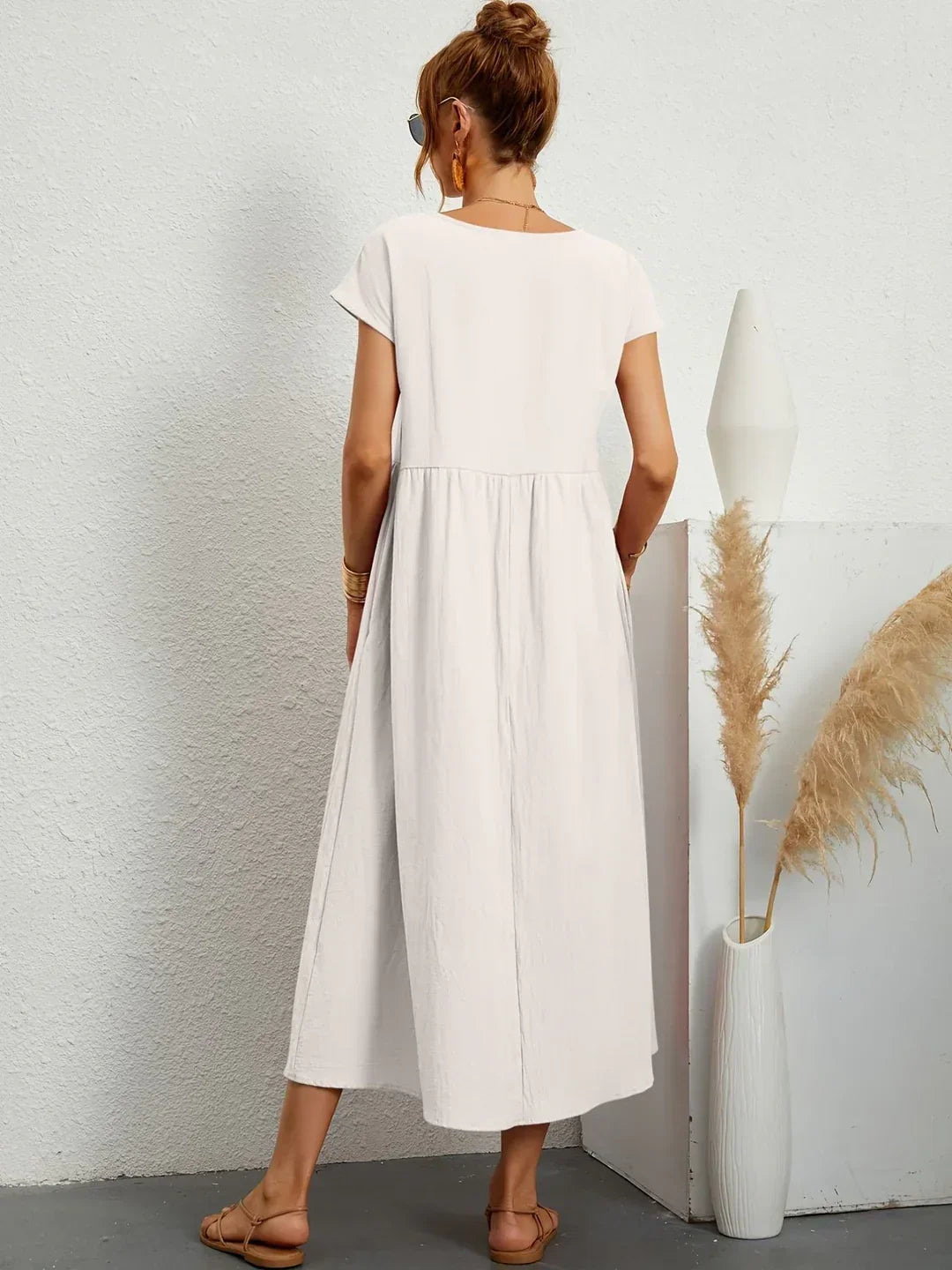 Culture® | Relaxed Cotton Midi Dress