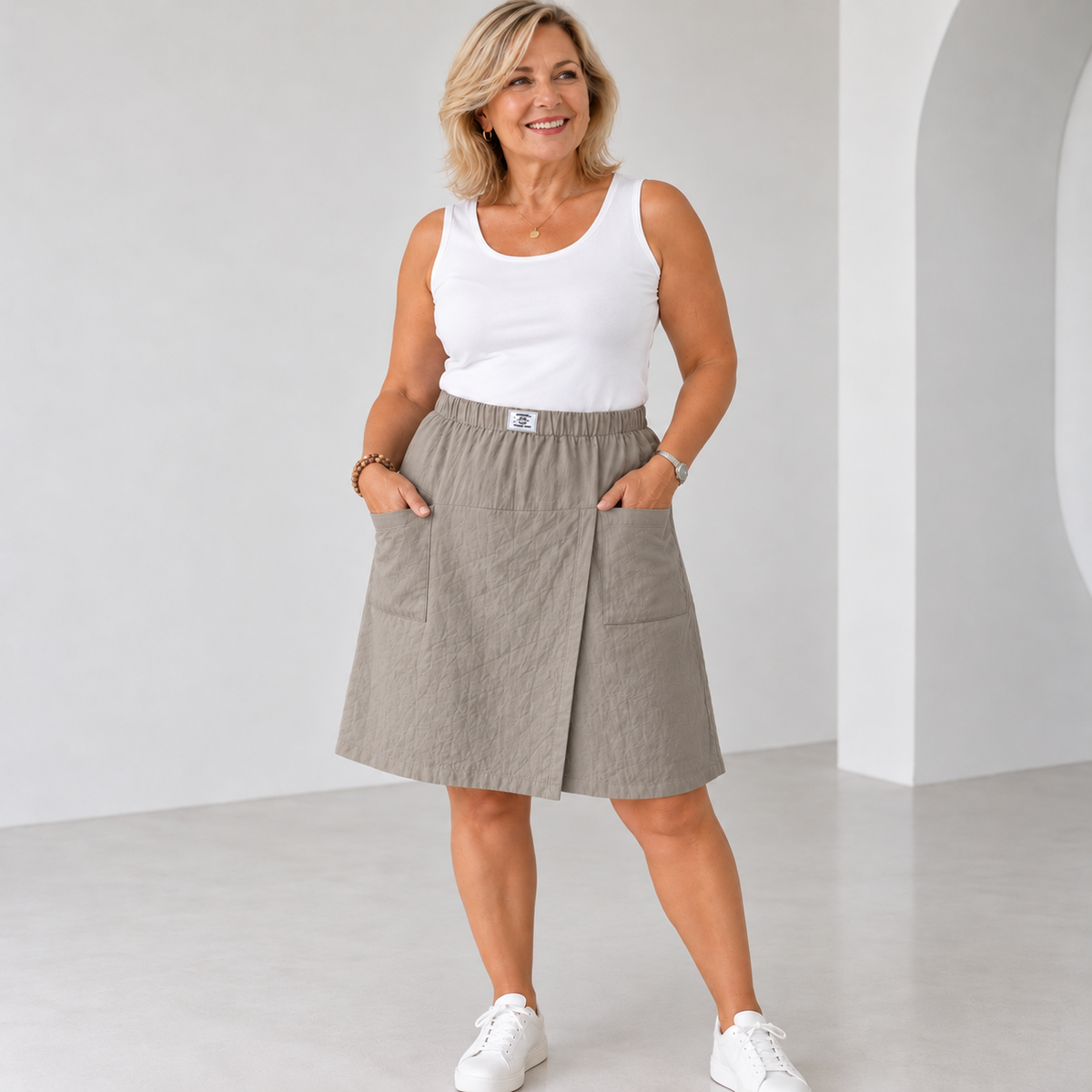 Saskia™ Built in Shorts Skirt
