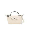 Culture® | Paris Leather Longchamp Bag - White