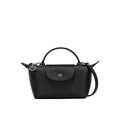 Culture® | Paris Leather Longchamp Bag - Black