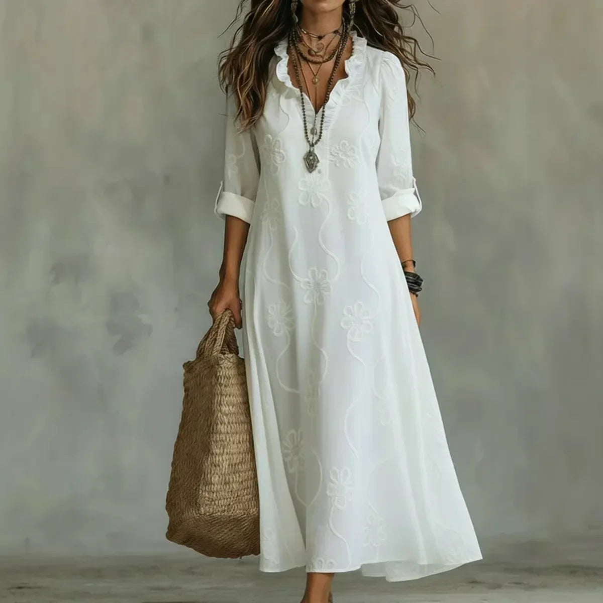 Culture® | Floral Tummy-Coverage Summer Dress
