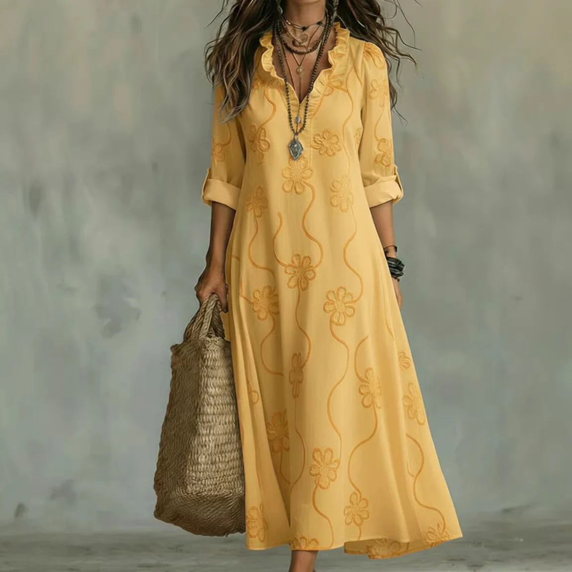 Culture® | Floral Tummy-Coverage Summer Dress