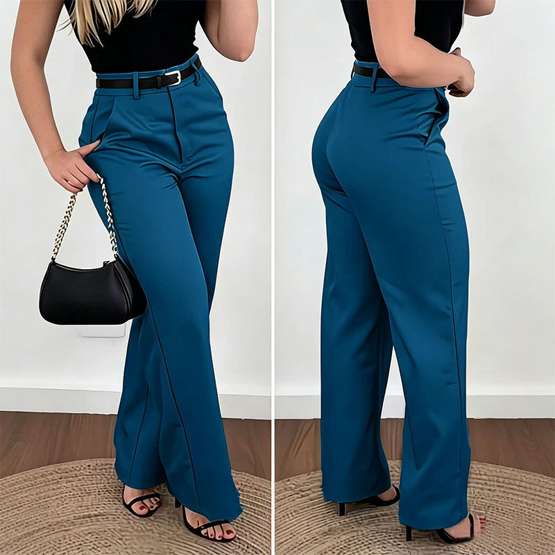 Culture® | Slim-fit High-Waisted Tailored Trousers