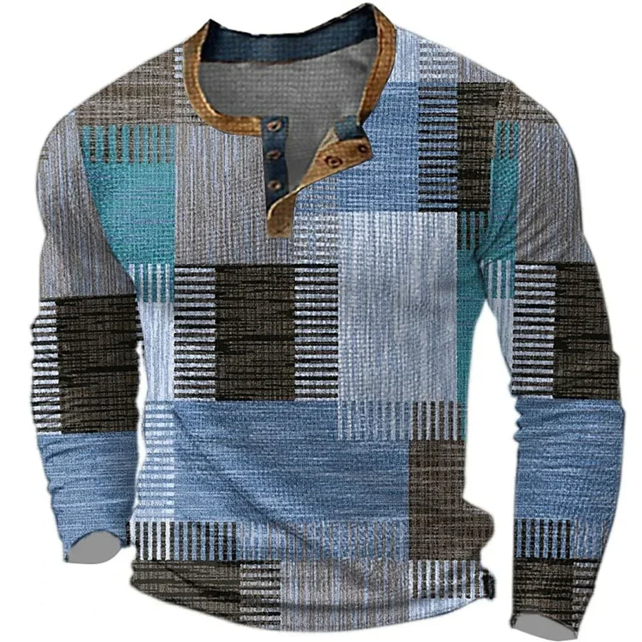 Culture® | Colourblock Long Sleeve Comfort Shirt for Men