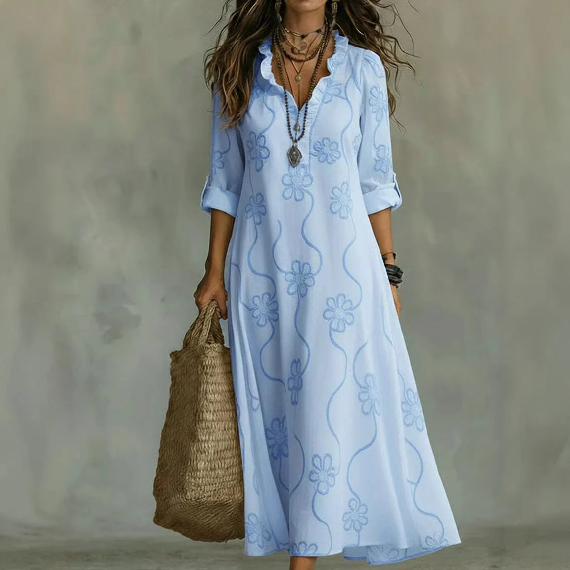 Culture® | Floral Tummy-Coverage Summer Dress
