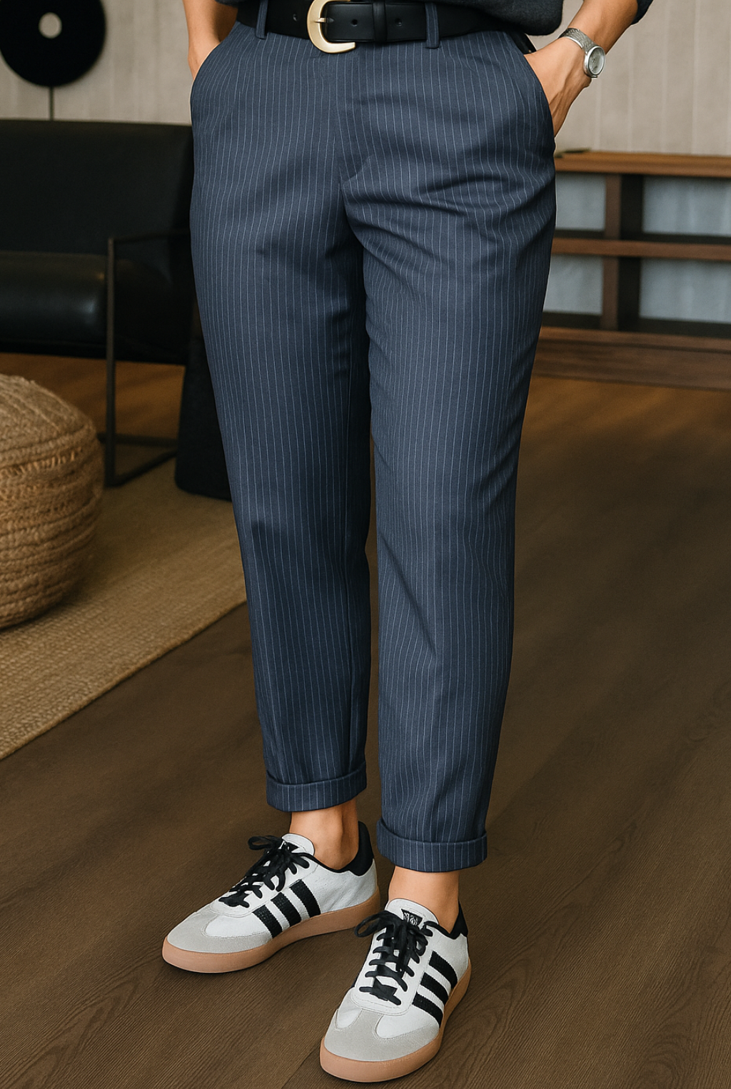 Culture® | High-Waisted Straight-Leg Pants