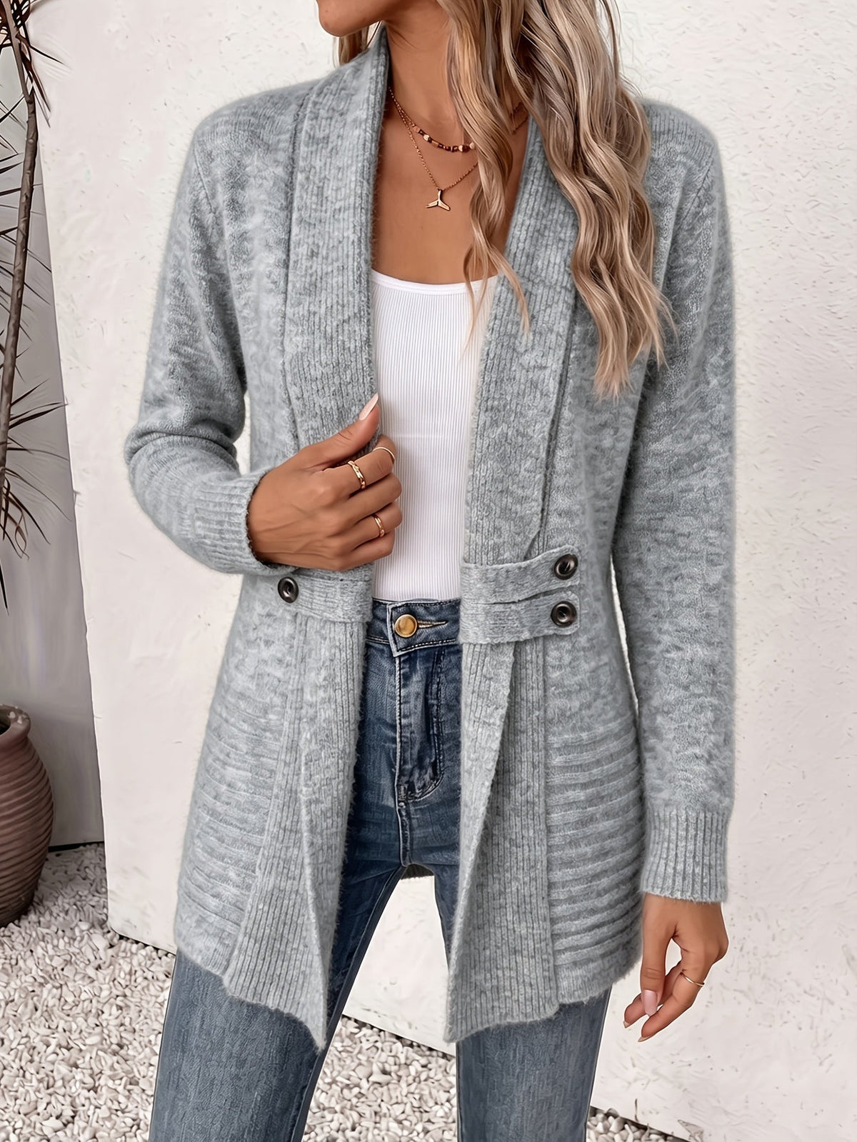 Culture® | Tailored Open-Front Cardigan