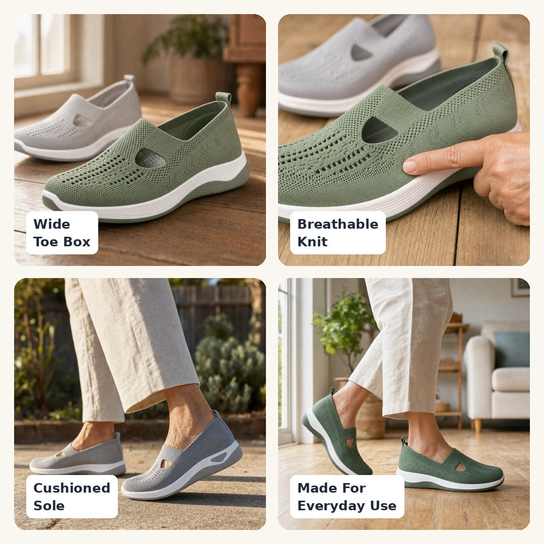 Carry Cushioned Orthopaedic Slip-On Shoes