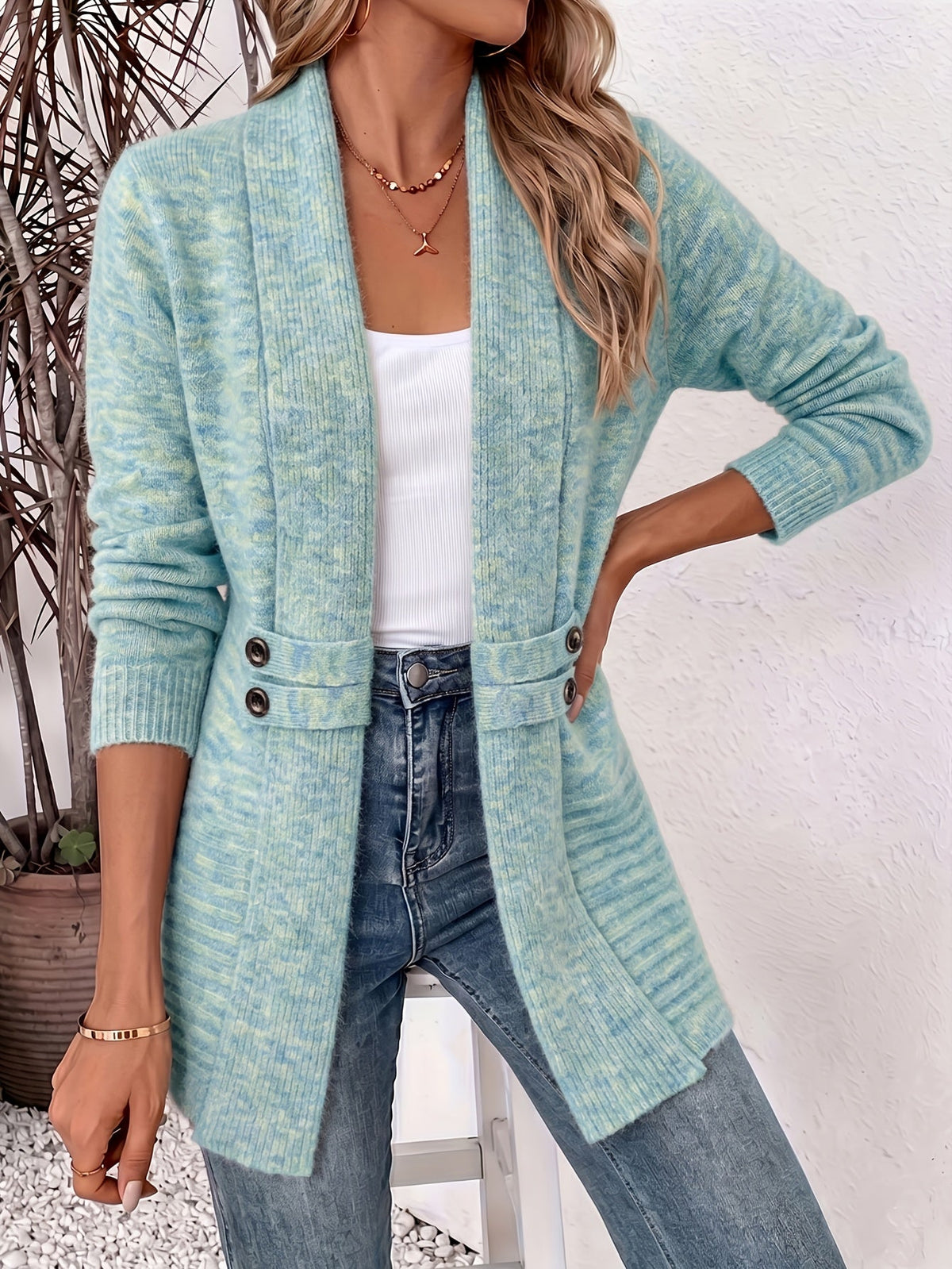 Culture® | Tailored Open-Front Cardigan