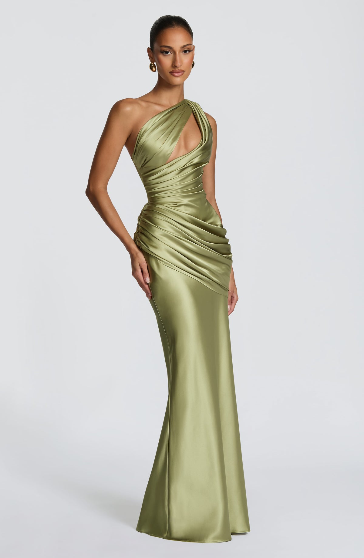 Culture® | Maxi Dress - Light Olive