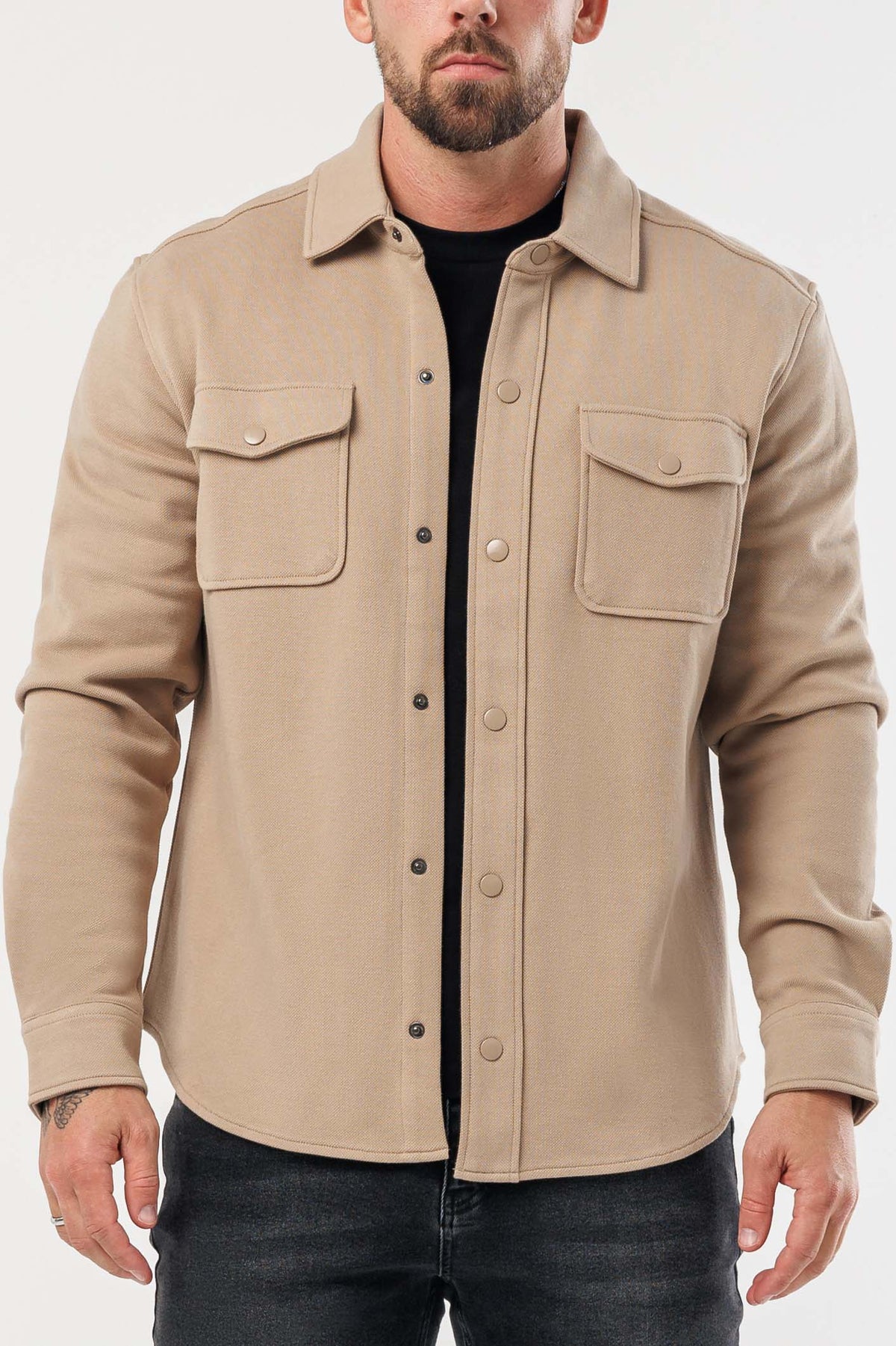 Culture® | Cotton Overshirt - Beige