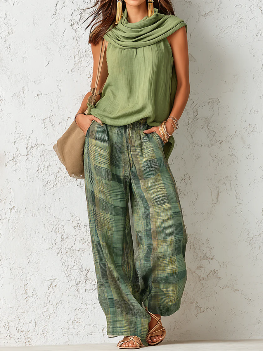 Culture® | Relaxed Two-Piece Wide-Leg Set