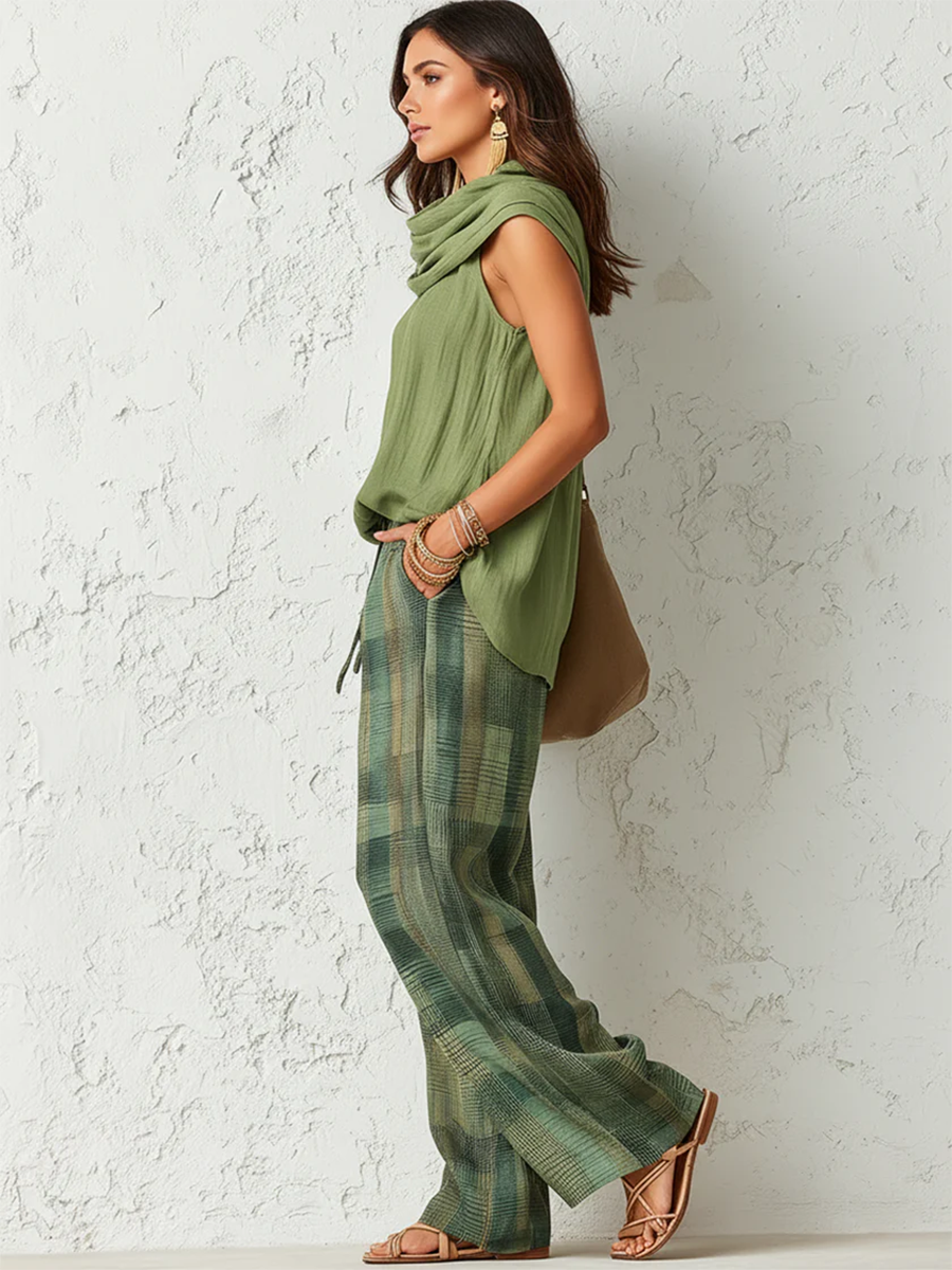 Culture® | Relaxed Two-Piece Wide-Leg Set