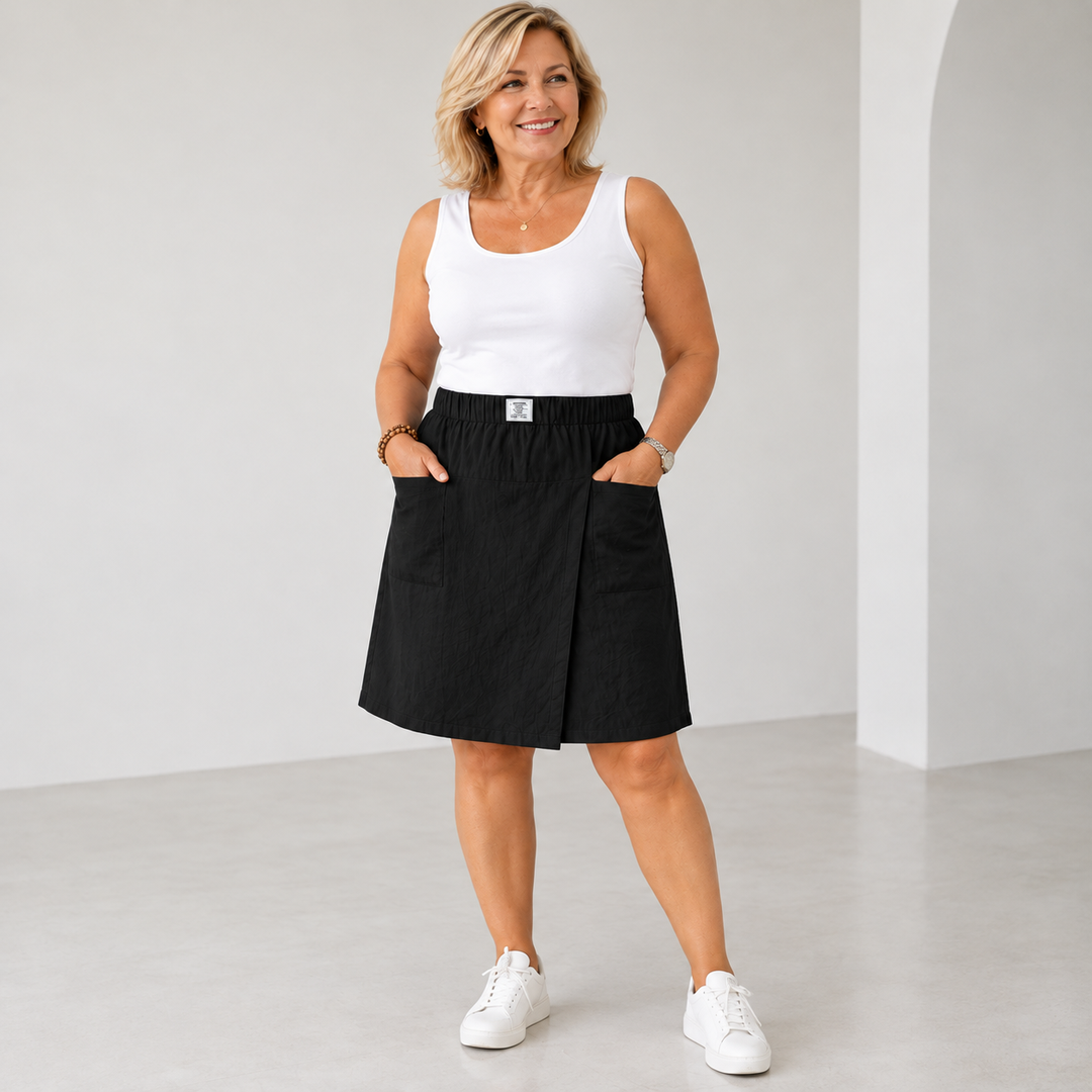 Saskia™ Built in Shorts Skirt