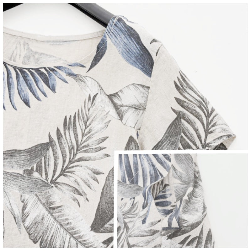 Culture® | Botanical Print Round-Neck Dress