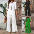 Culture® | Flowing V-Neck Caftan Maxi Dress
