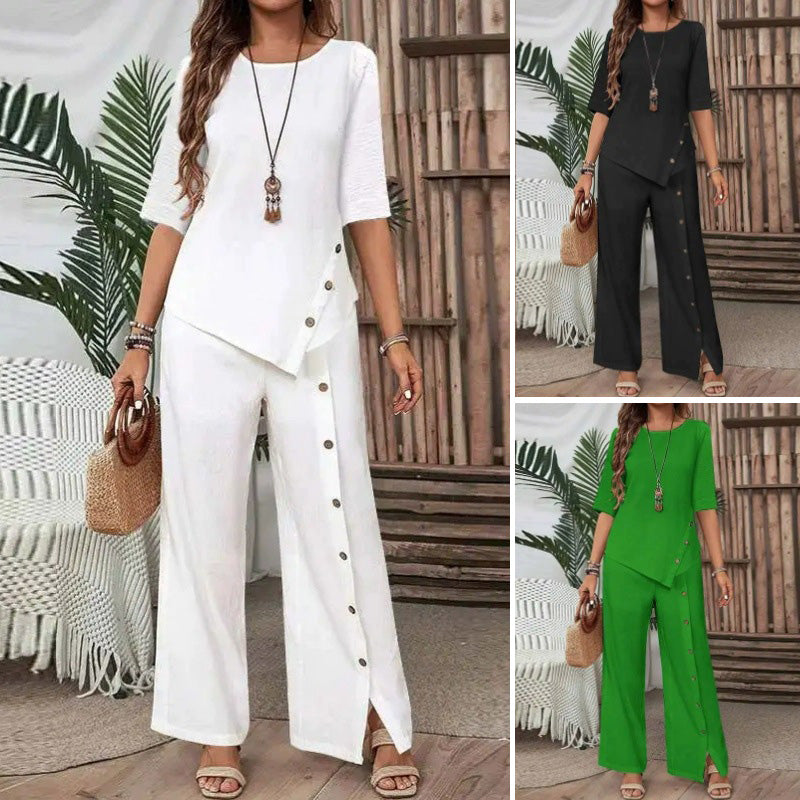 Culture® | Flowing V-Neck Caftan Maxi Dress