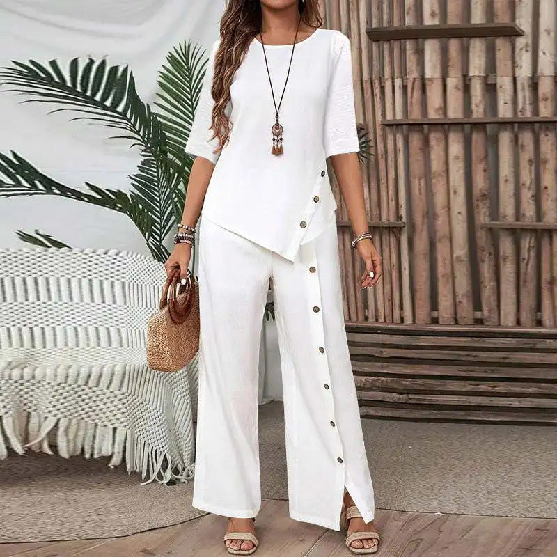 Culture® | Flowing V-Neck Caftan Maxi Dress