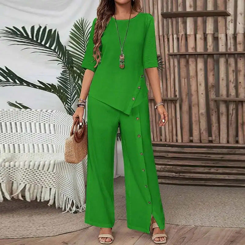 Culture® | Flowing V-Neck Caftan Maxi Dress