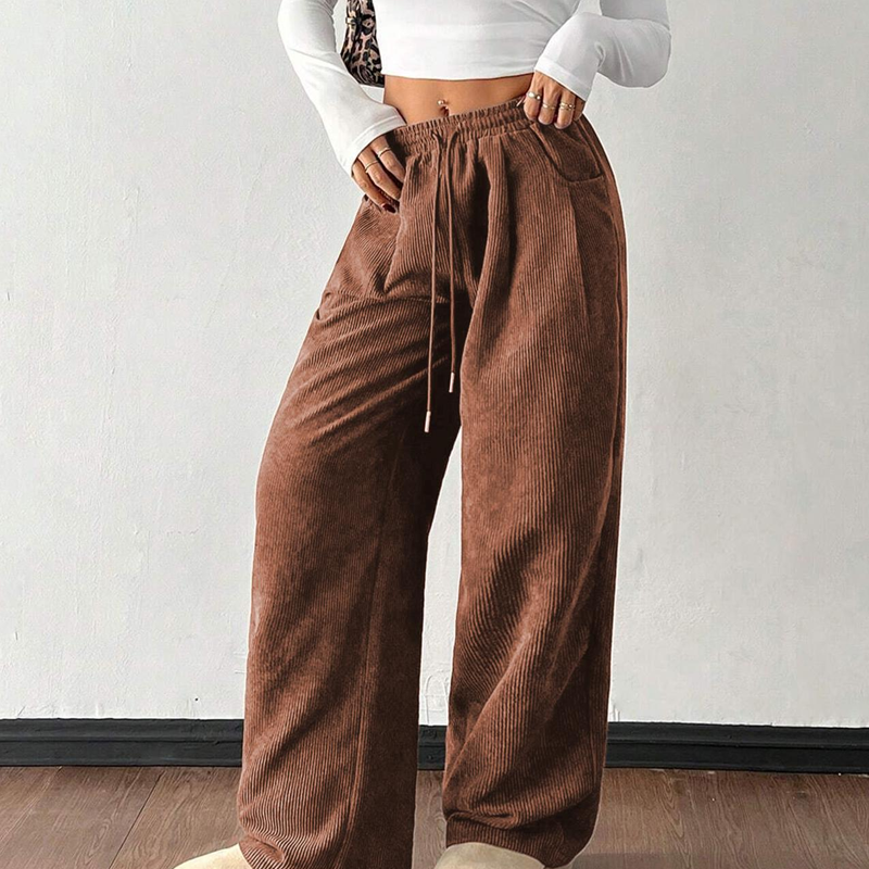 Culture® | Casual Loose Fit Corduroy Pants for Women