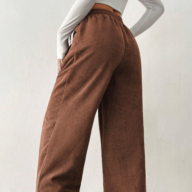Culture® | Casual Loose Fit Corduroy Pants for Women