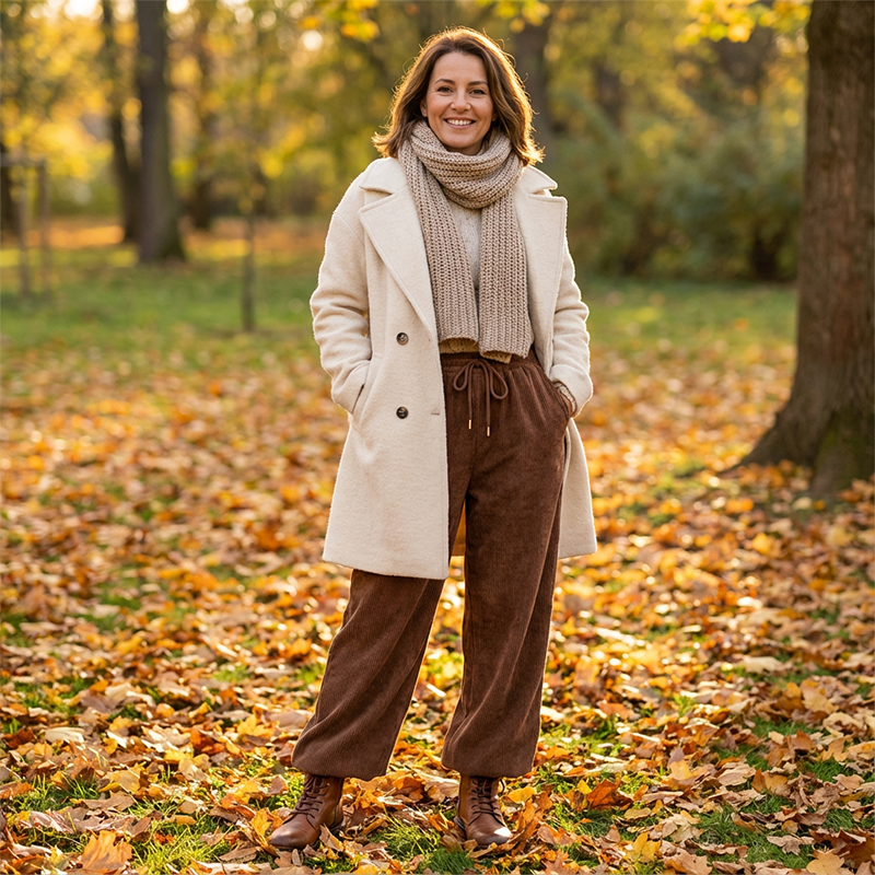 Culture® | Casual Loose Fit Corduroy Pants for Women