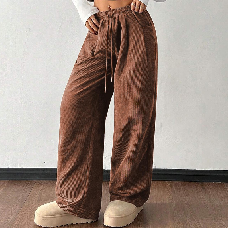Culture® | Casual Loose Fit Corduroy Pants for Women