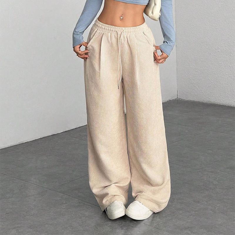 Culture® | Casual Loose Fit Corduroy Pants for Women
