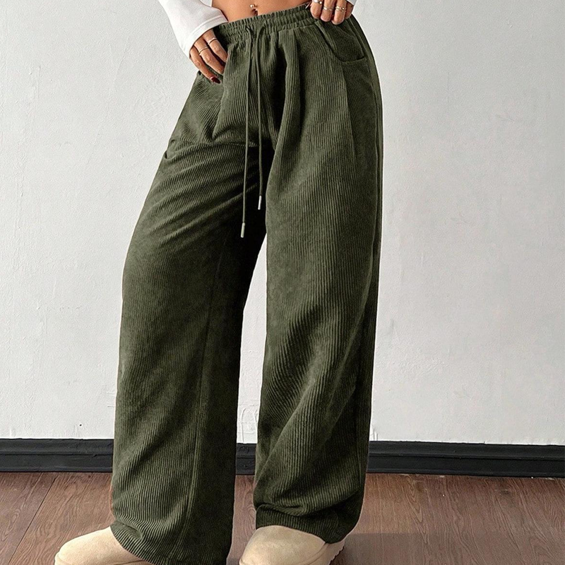 Culture® | Casual Loose Fit Corduroy Pants for Women
