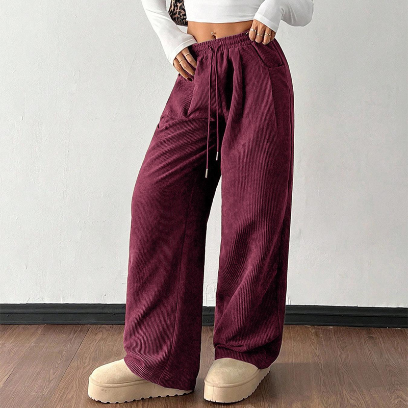 Culture® | Casual Loose Fit Corduroy Pants for Women
