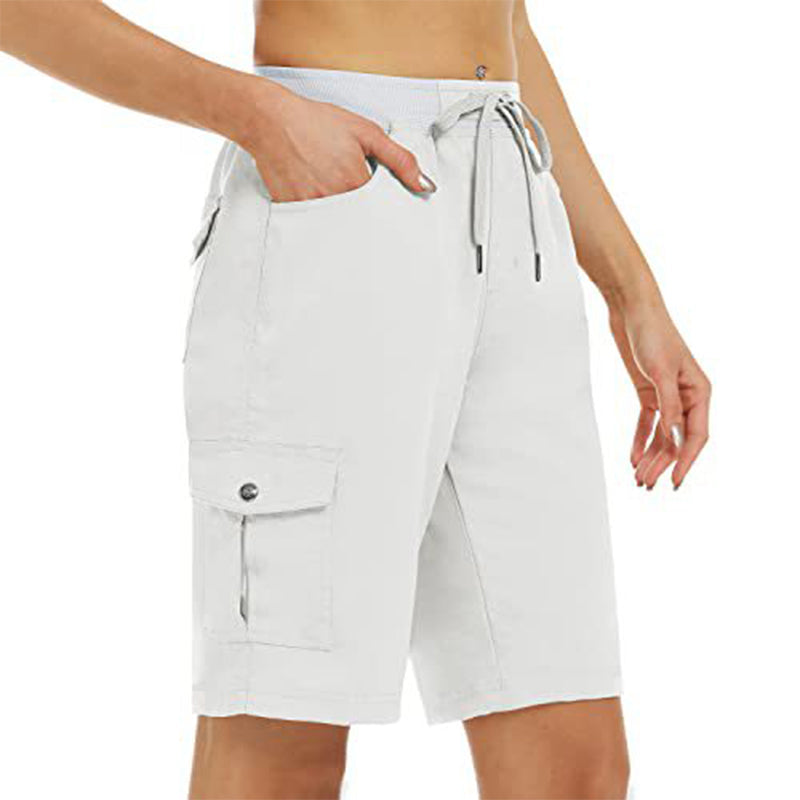 Women's Quick-Dry Cargo Shorts with Pockets