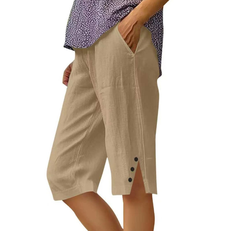 Culture® | Women's Casual Pocket Capri Pants