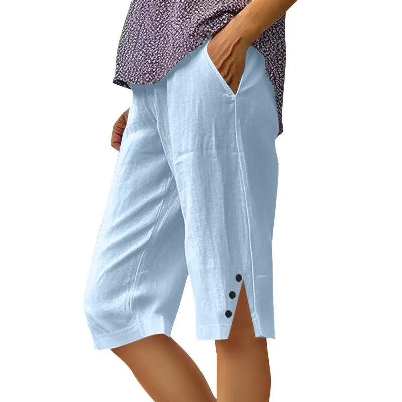 Culture® | Women's Casual Pocket Capri Pants