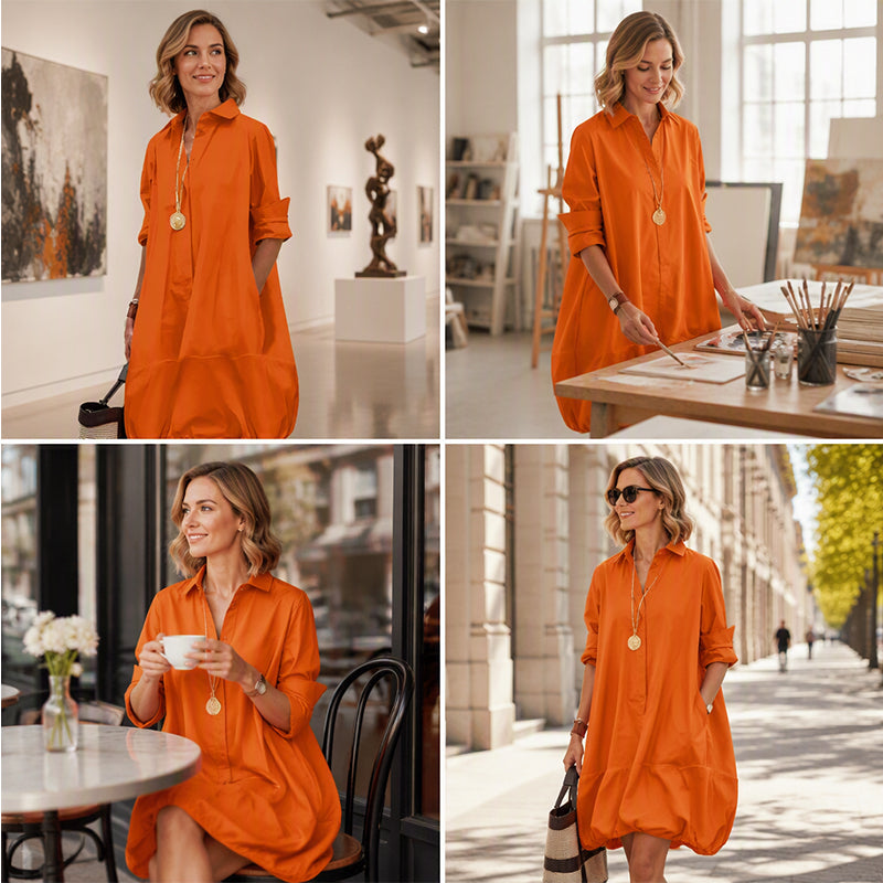 Culture® | Women's Casual Button Down Shirt Dress