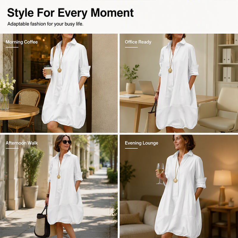 Culture® | Women's Casual Button Down Shirt Dress