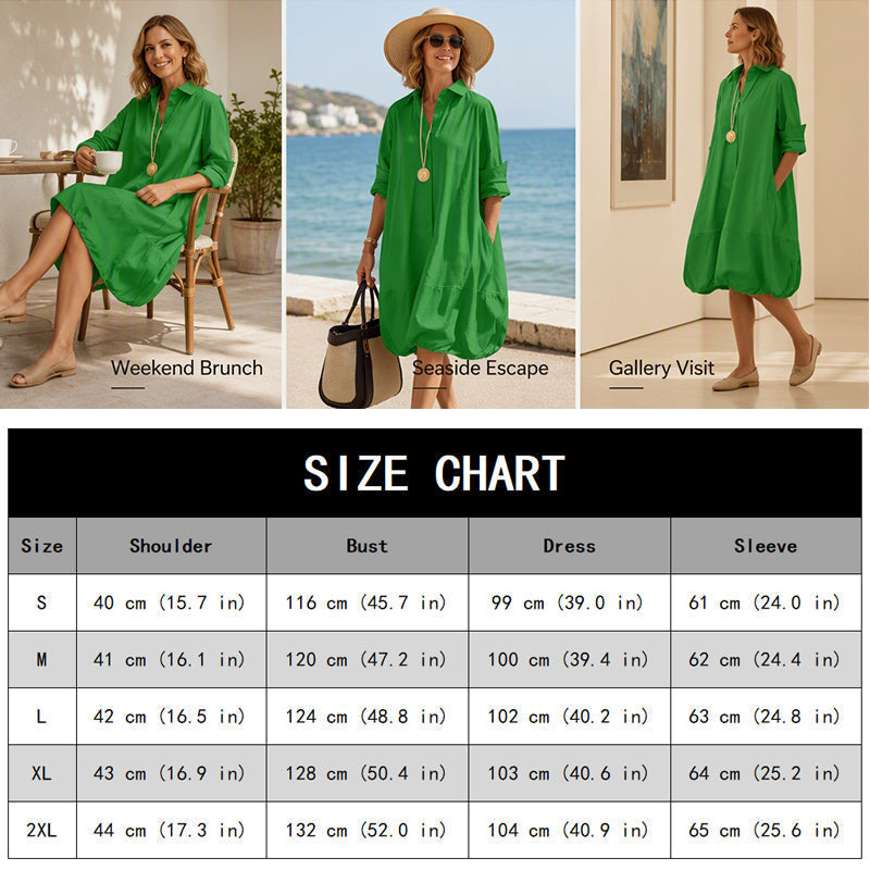 Culture® | Women's Casual Button Down Shirt Dress